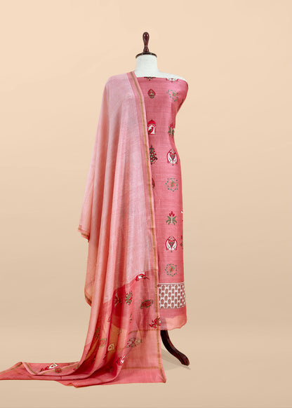 Maheshwari unstitched suit set at the best price

