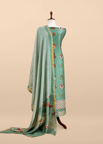 Maheshwari unstitched suit set at the best price

