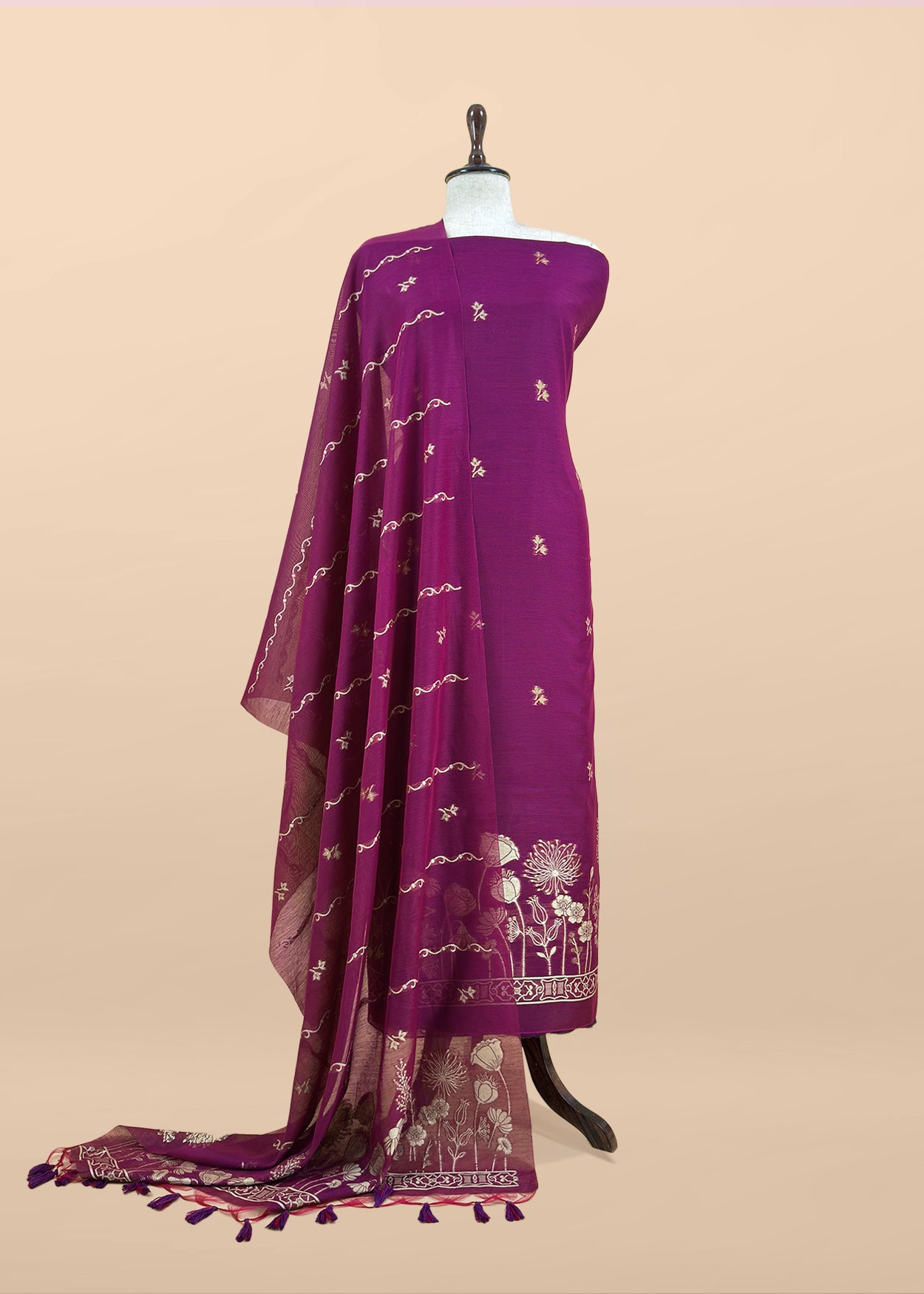 Premium quality jamdani suit for women

