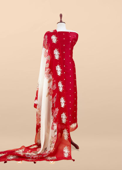 Shop designer organza suit for party and wedding celebration

