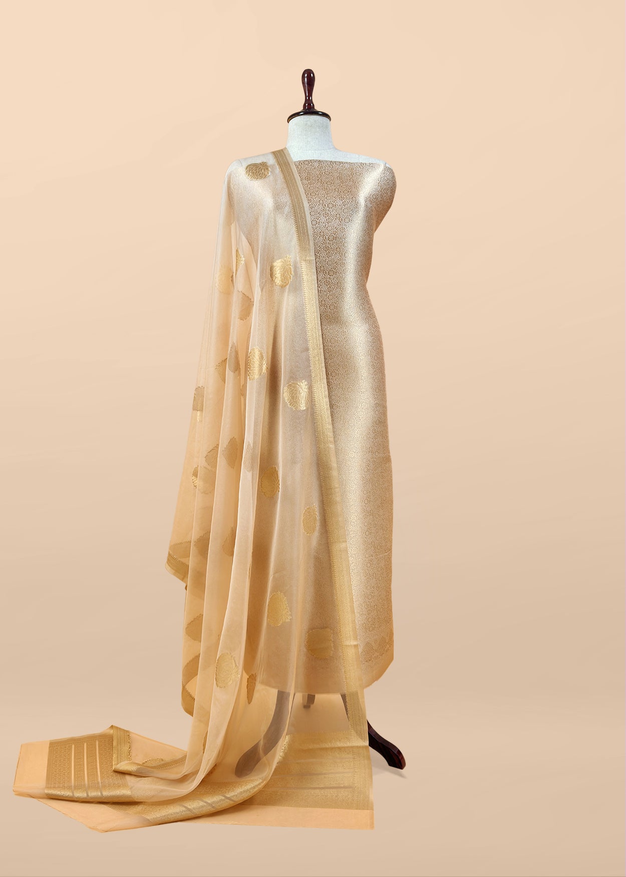 Wedding wear brocade suit

