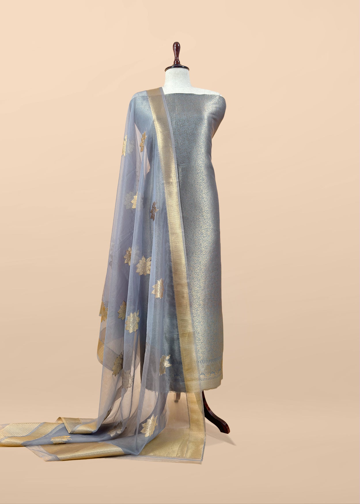 Wedding wear brocade suit


