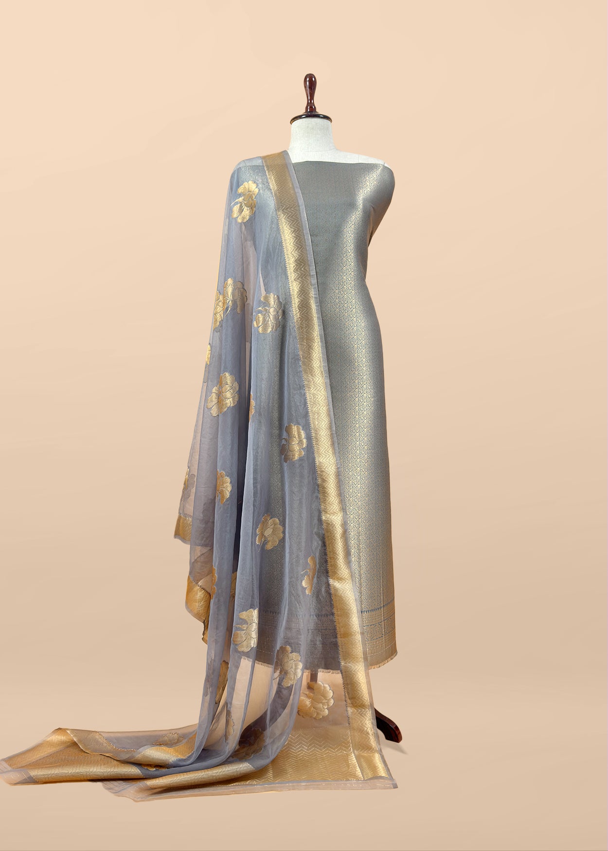 Wedding wear brocade suit

