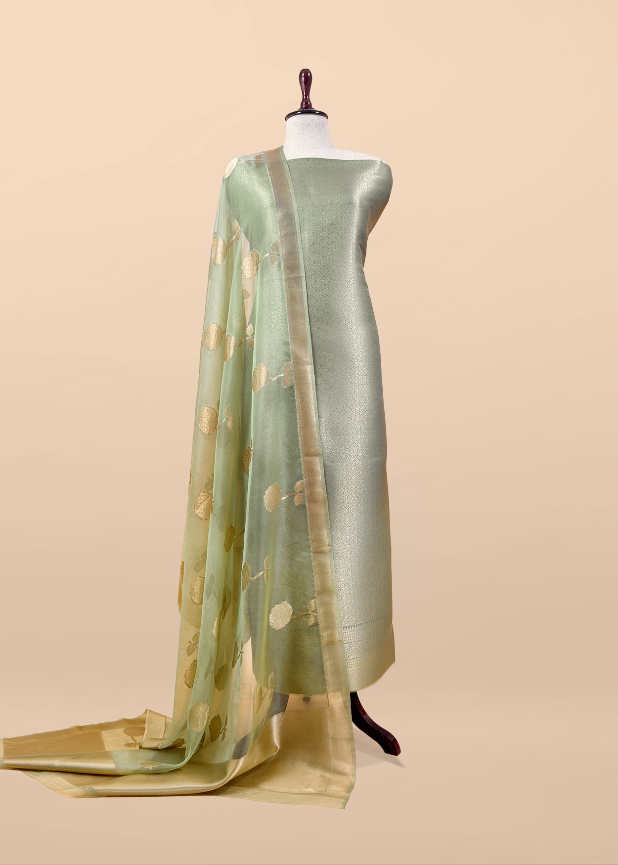 Wedding wear brocade suit

