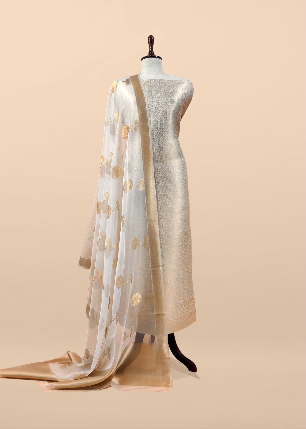 Wedding wear brocade suit

