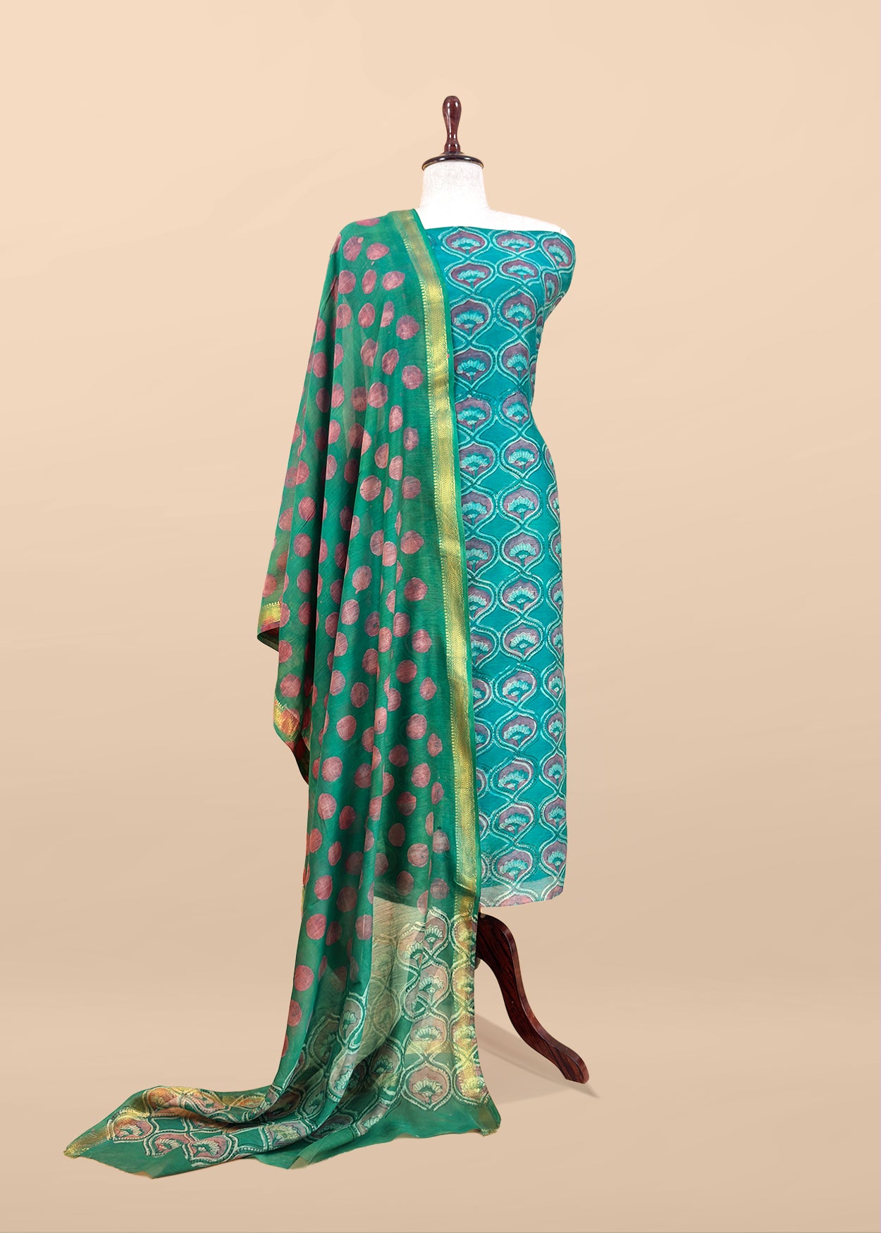 Pure maheshwari suit for women

