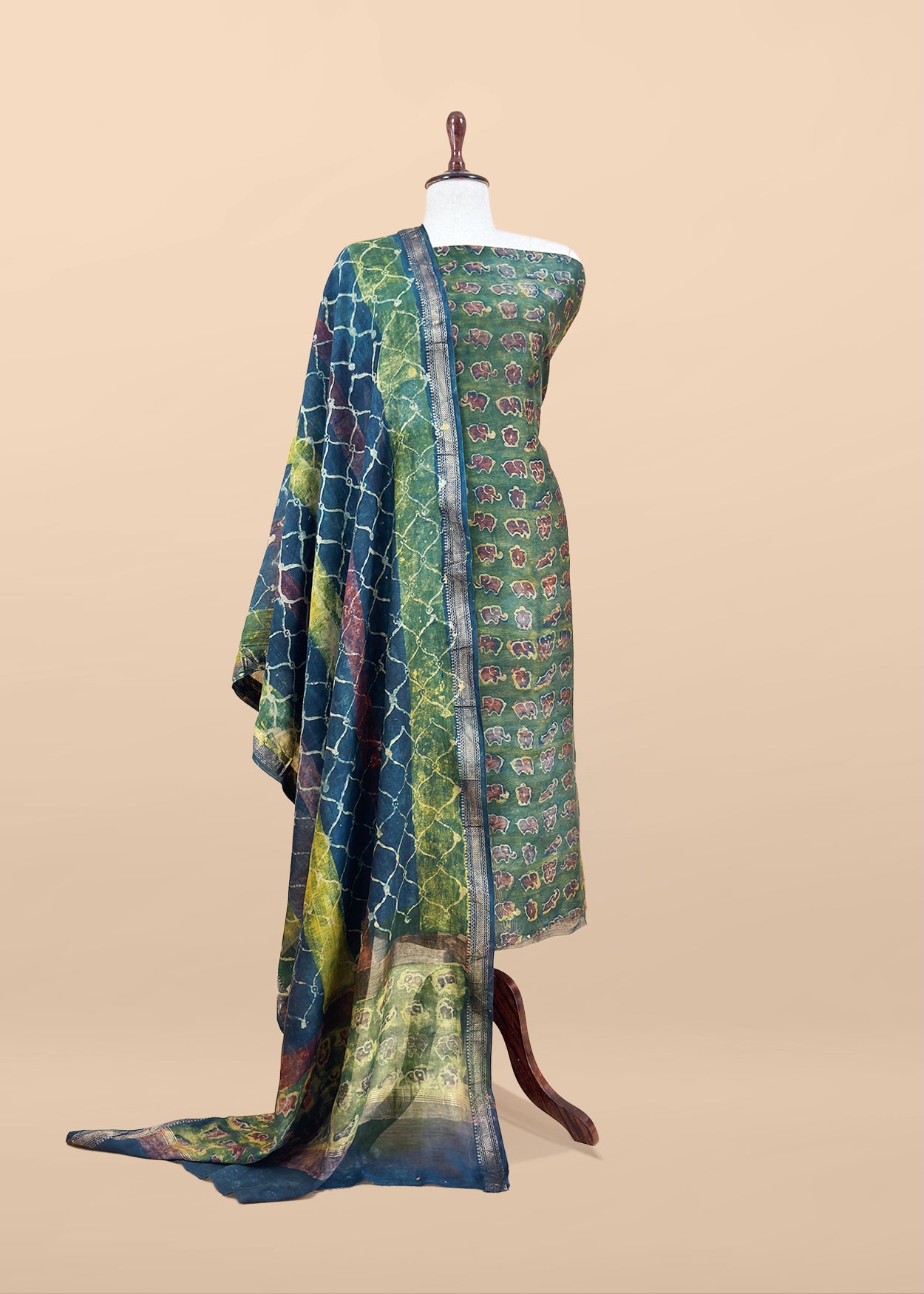 Pure maheshwari suit for women

