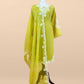 Summer wear mulmul unstitched suit with dupatta

