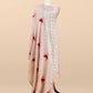 Light Peach Pure Unstitched Linen Suit With Dupatta