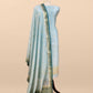 Pure banarasi silk unstitched suit with dupatta

