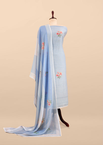 Pure handloom mulmul suit set at the best price

