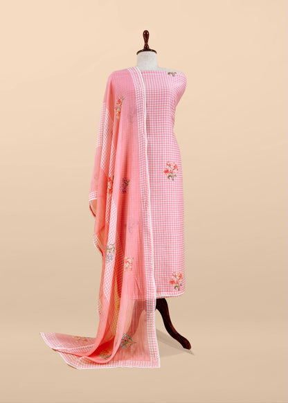 Pure handloom mulmul suit set at the best price

