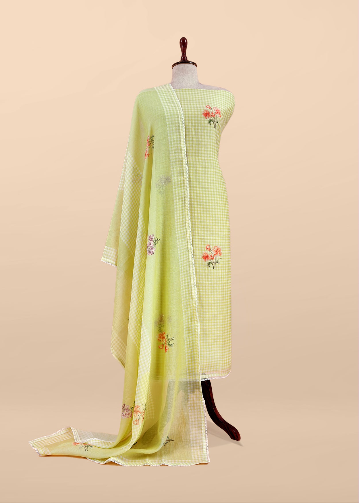 Pure handloom mulmul suit set at the best price

