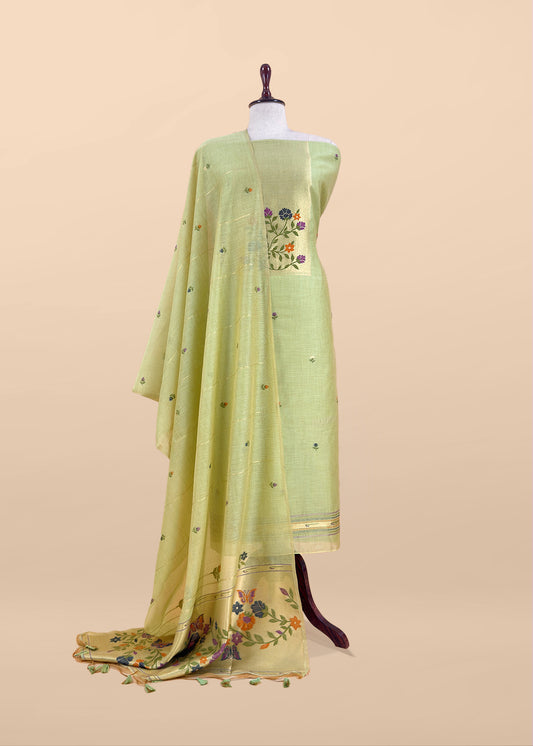 jamdani weaved suit for gifting mom

