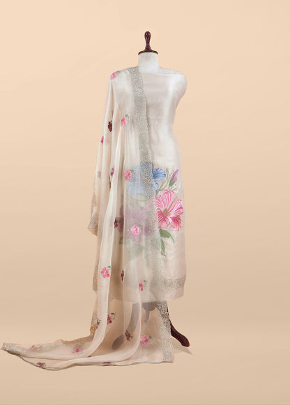 Buy best wedding wear organza suit for women


