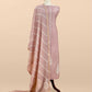 Peach Pure Mul Cotton Suit Beautiful Floral Embroidery