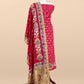 Art tussar unstitched suit with dupatta

