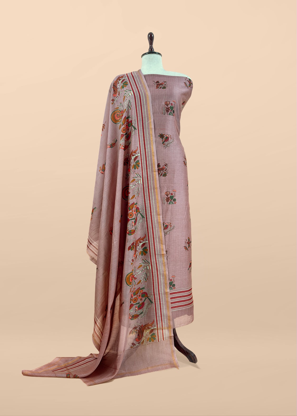 Maheshwari unstitched suit set at the best price

