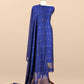Royal Blue Pure Silk Suit With Meenakari Zari Weaving