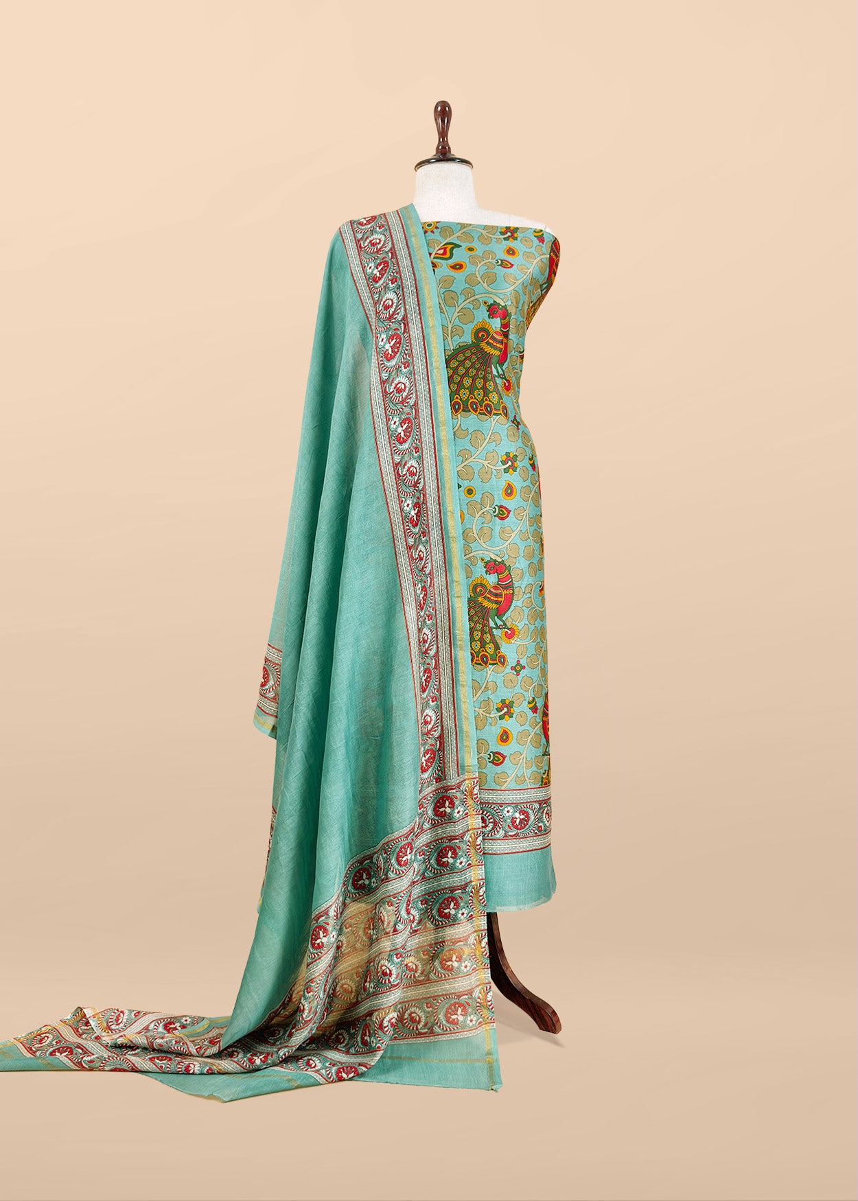 Maheshwari unstitched suit set at the best price

