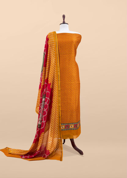 Summer wear maheshwari suit with dupatta

