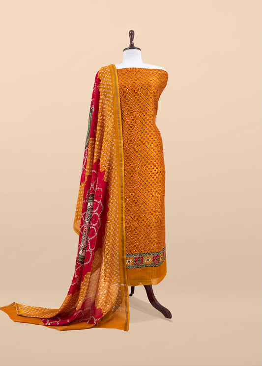 Summer wear maheshwari suit with dupatta

