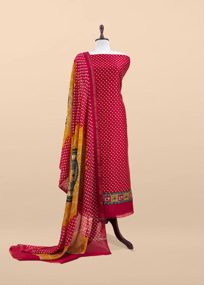 Summer wear maheshwari suit with dupatta

