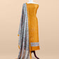 Yellow Bandhani Suit In Maheshwari With Madhubani Dupatta