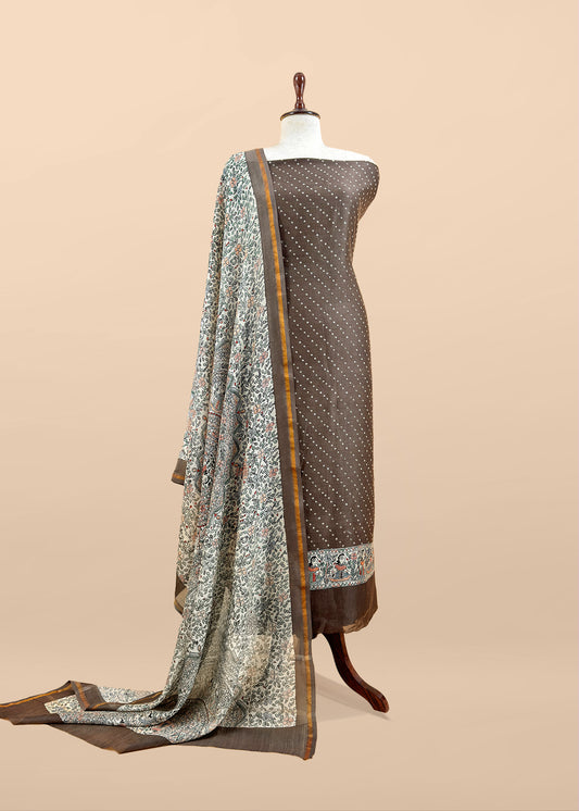 Summer wear maheshwari suit with dupatta

