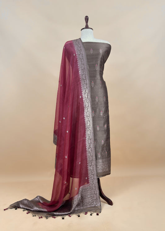 Shop designer raw silk suit for party and wedding celebration

