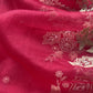 Classic Red Luxe Organza Silk Suit With 3d Appliqué, Dori And Gotapatti Handwork