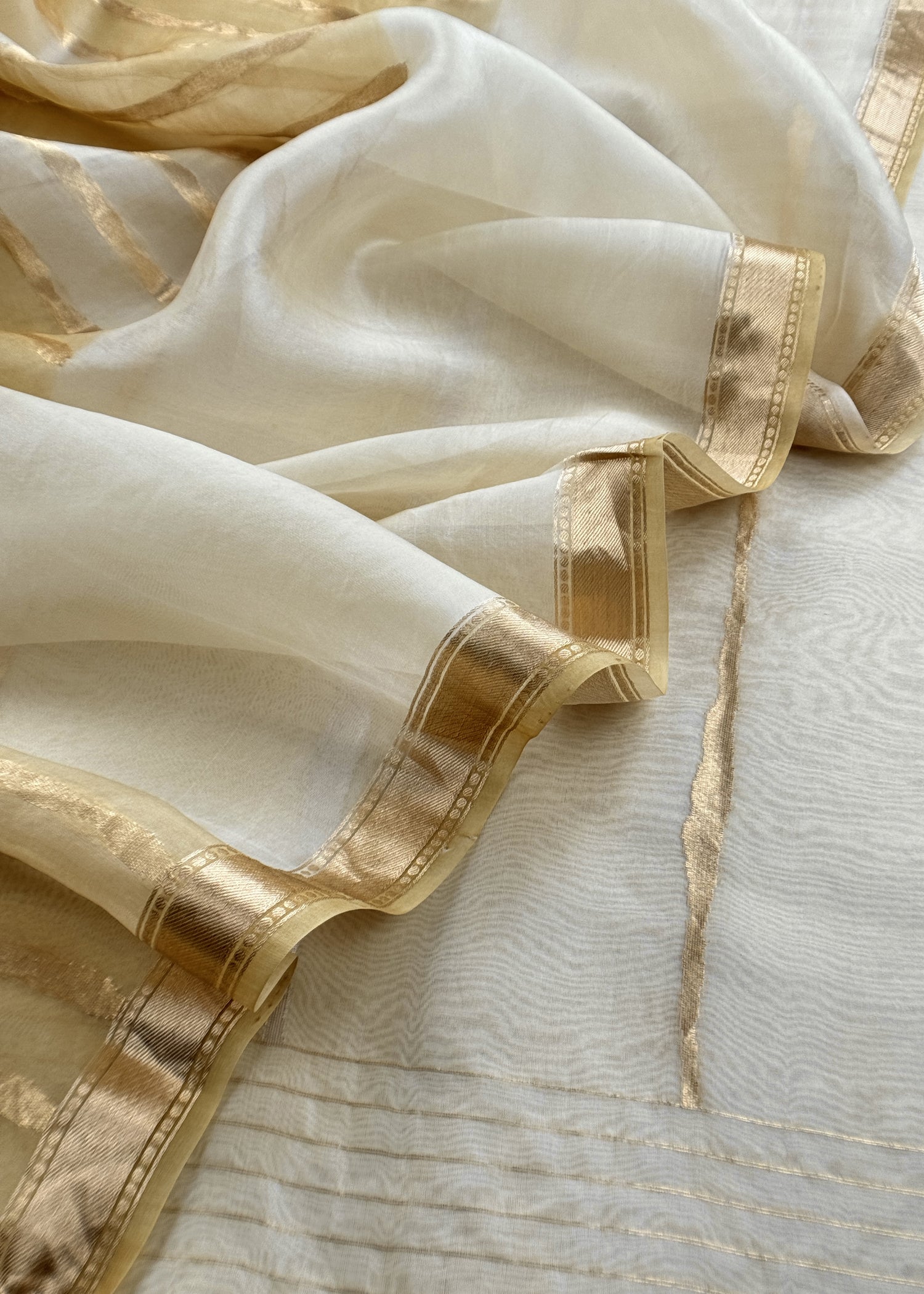 Kora silk suit for bridal trousseau