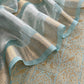 Blue Brocade Silk Kurta And Zari Panel Silk Dupatta