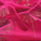 Pink Chanderi kurta with Organza Dupatta Having Zari Embroidery