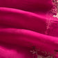 Pink Chanderi kurta with Organza Dupatta Having Zari Pichwai Embroidery