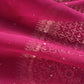 Rani Pink Pure Kora Silk Suit In Zardori Handwork