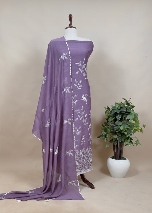Timeless chanderi suit for ethnic wardrobe

