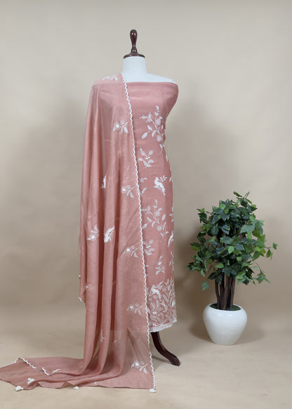 Timeless chanderi suit for ethnic wardrobe

