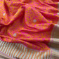 Orange Dhup Chaav Pure Katan Silk Suit Fabric With Meenakari Zari Weaving