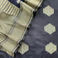 Midnight Blue Dhup chaav Pure Katan Silk Suit fabric with Meenakari zari weaving