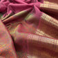 Wine Pure Silk Suit with Meenakari Multicolour Weaving