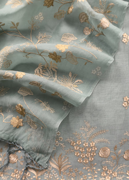 Summer wear Suit Pure Chanderi Fabric

