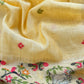 Linen Chanderi Suit With Cow pichwai jamdani weaving

