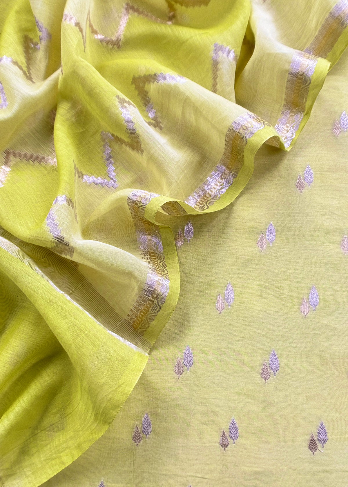 Banarasi chanderi suit set