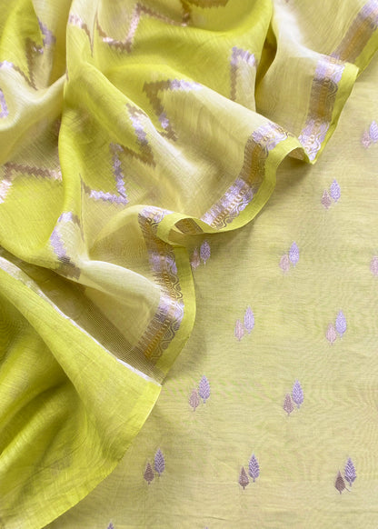 Banarasi chanderi suit set