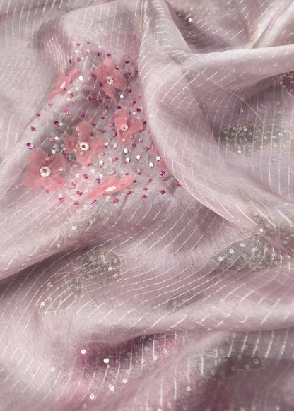 wedding wear embroidered tissue silk suit

