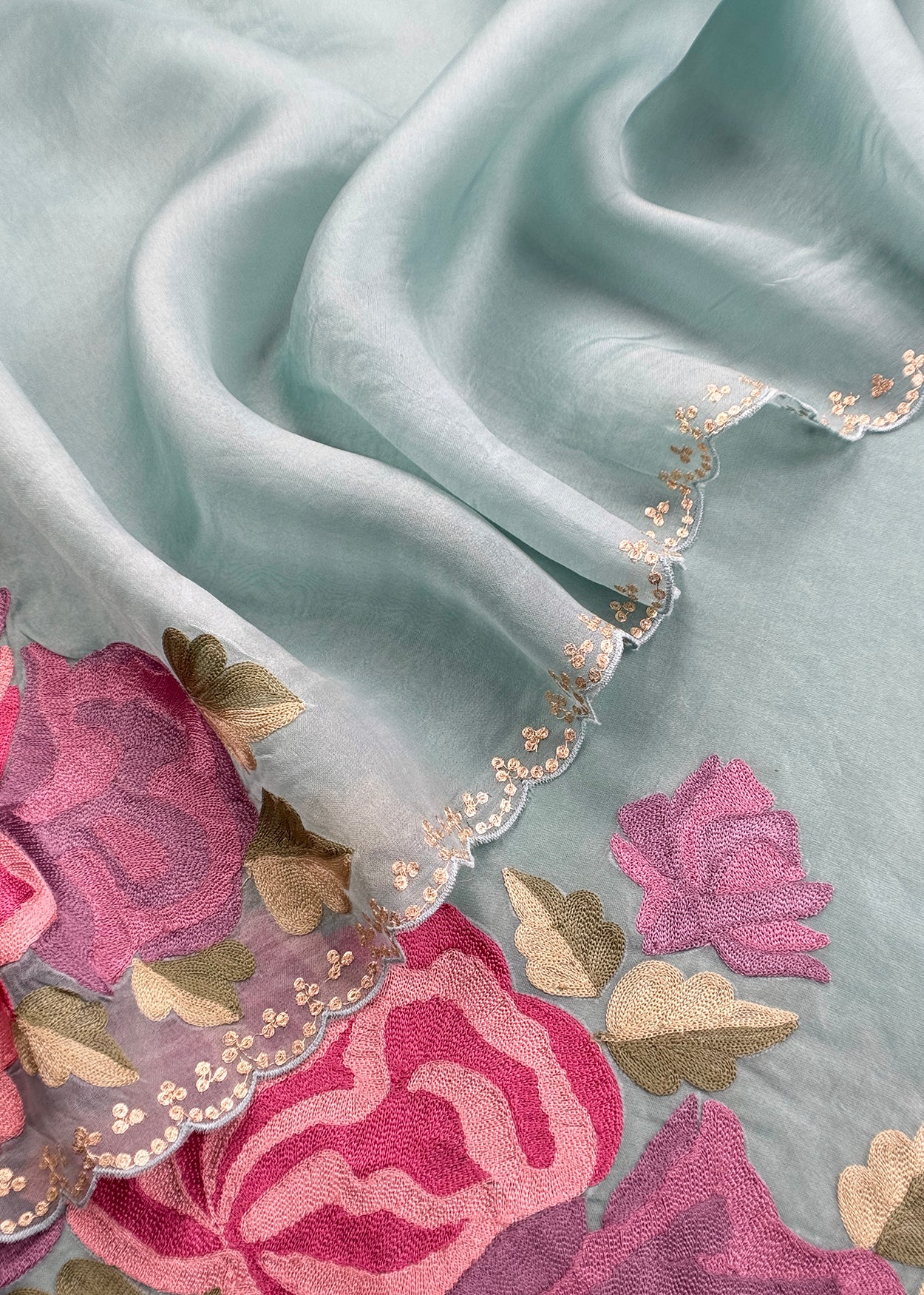 Indian ethnic wear kora silk suits for women
