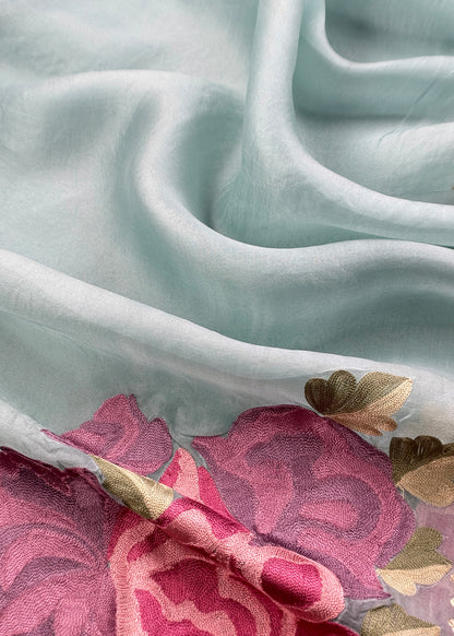 Festive celebration kora silk suit at the best price