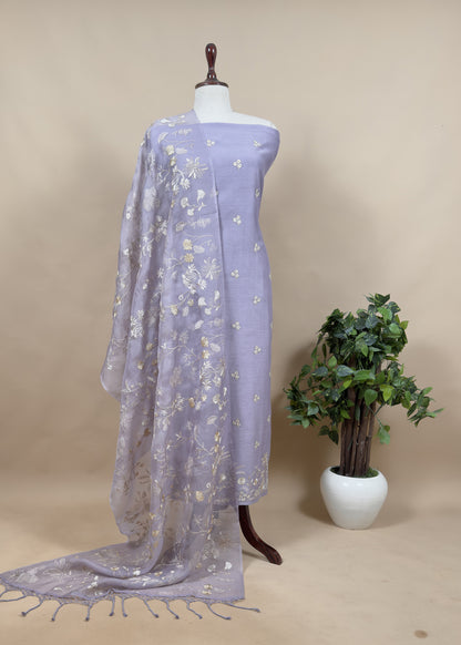Timeless chanderi suit for ethnic wardrobe

