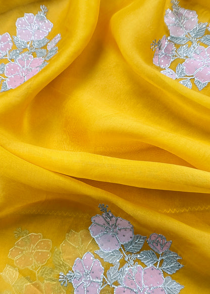 Festive wear pure crushed tissue silk suit fabric

